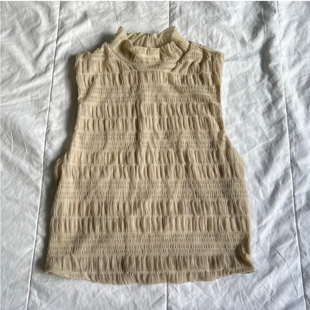 House of Harlow 1960 Two Piece Set in Light Beige - Picture 2 of 9